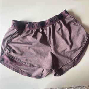 Purple under armour shorts
